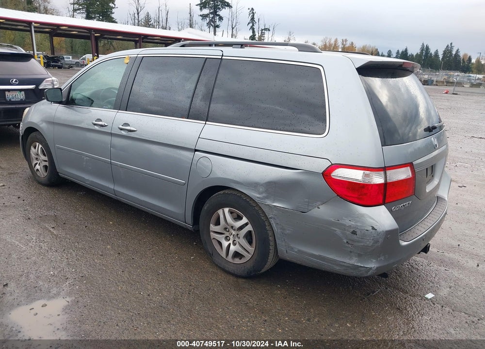 2006 HONDA ODYSSEY EX-L VIN: 5FNRL38726B078999
