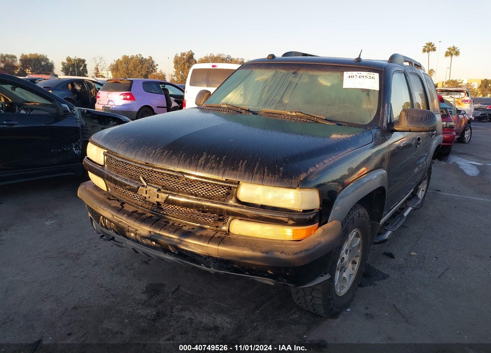 2004 CHEVROLET TAHOE Z71 VIN: 1GNEK13T04R259186
