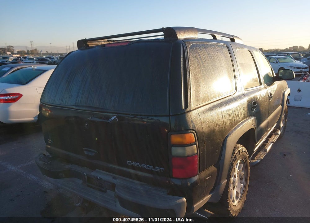2004 CHEVROLET TAHOE Z71 VIN: 1GNEK13T04R259186