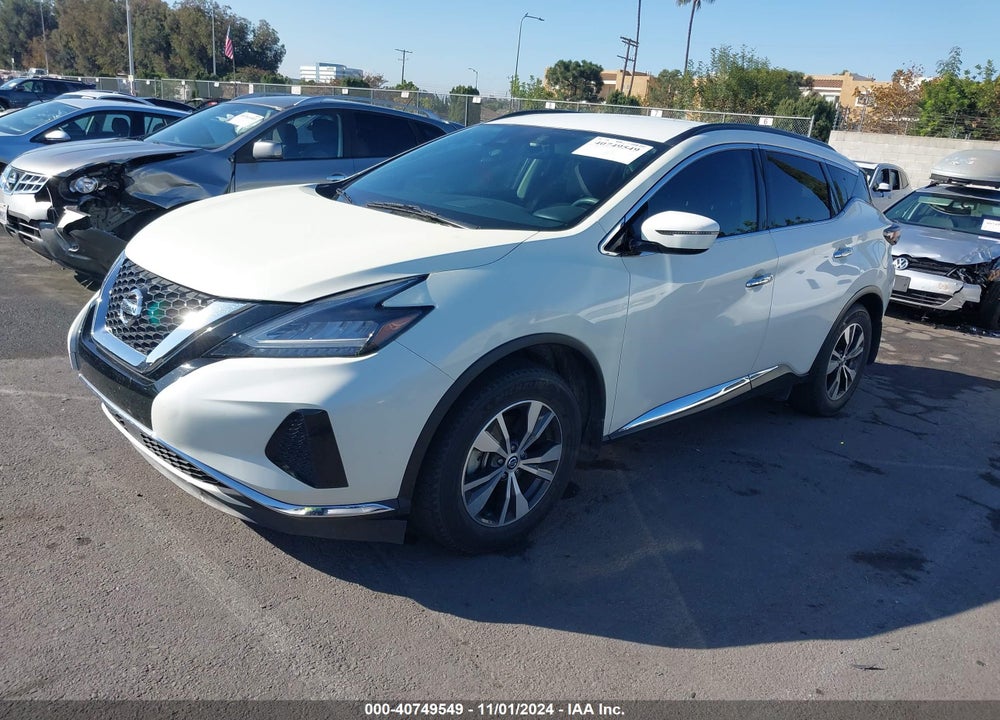 2020 NISSAN MURANO SV FWD VIN: 5N1AZ2BJ2LN160699