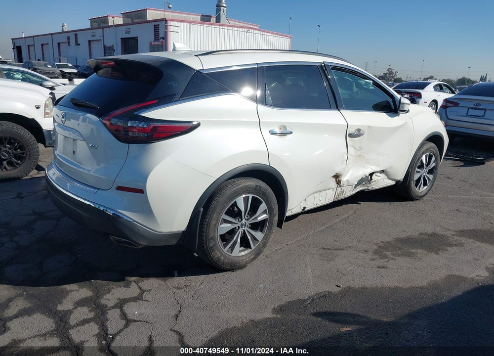 2020 NISSAN MURANO SV FWD VIN: 5N1AZ2BJ2LN160699