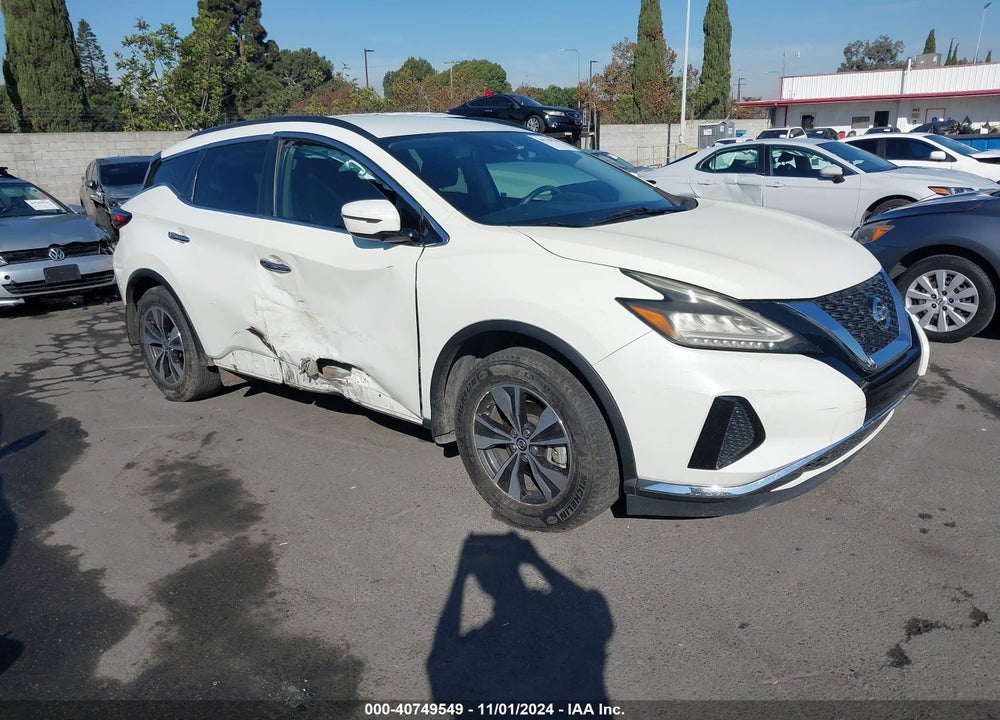 2020 NISSAN MURANO SV FWD VIN: 5N1AZ2BJ2LN160699