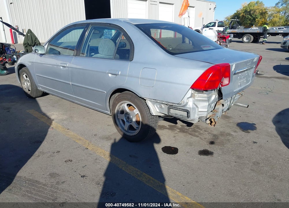 2001 HONDA CIVIC EX VIN: JHMES26781S000784