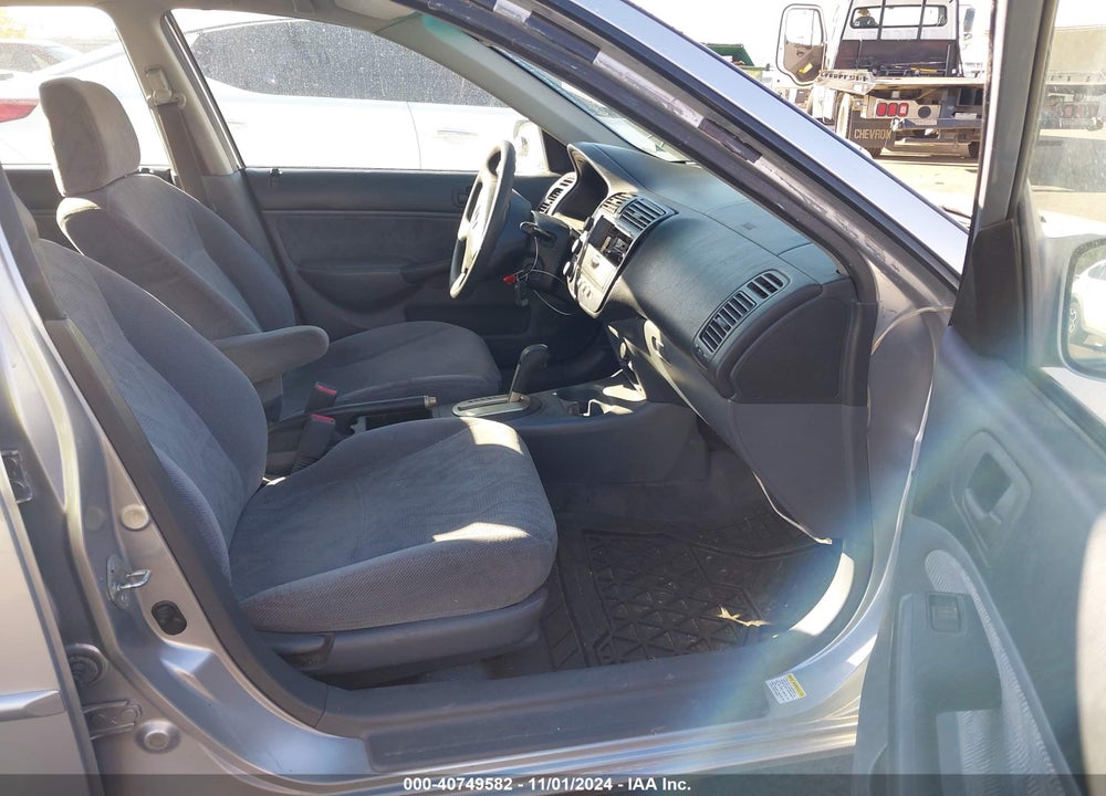 2001 HONDA CIVIC EX VIN: JHMES26781S000784