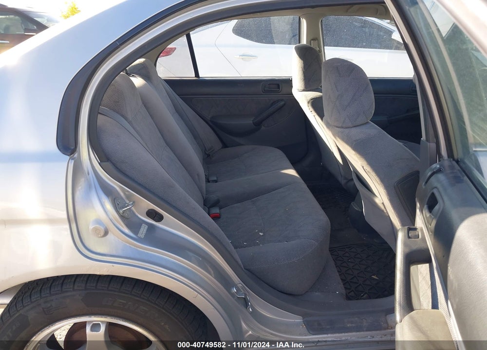 2001 HONDA CIVIC EX VIN: JHMES26781S000784