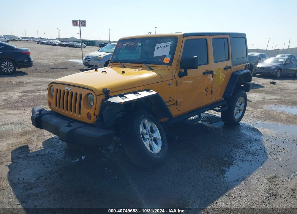 2012 JEEP WRANGLER UNLIMITED SPORT VIN: 1C4HJWDG3CL244321
