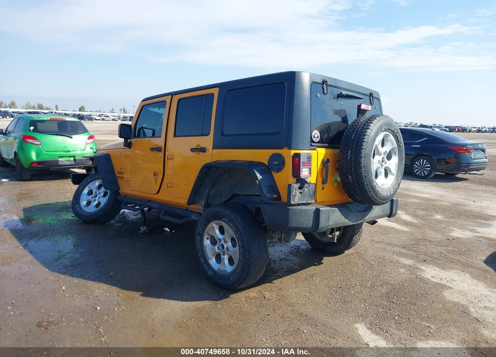 2012 JEEP WRANGLER UNLIMITED SPORT VIN: 1C4HJWDG3CL244321