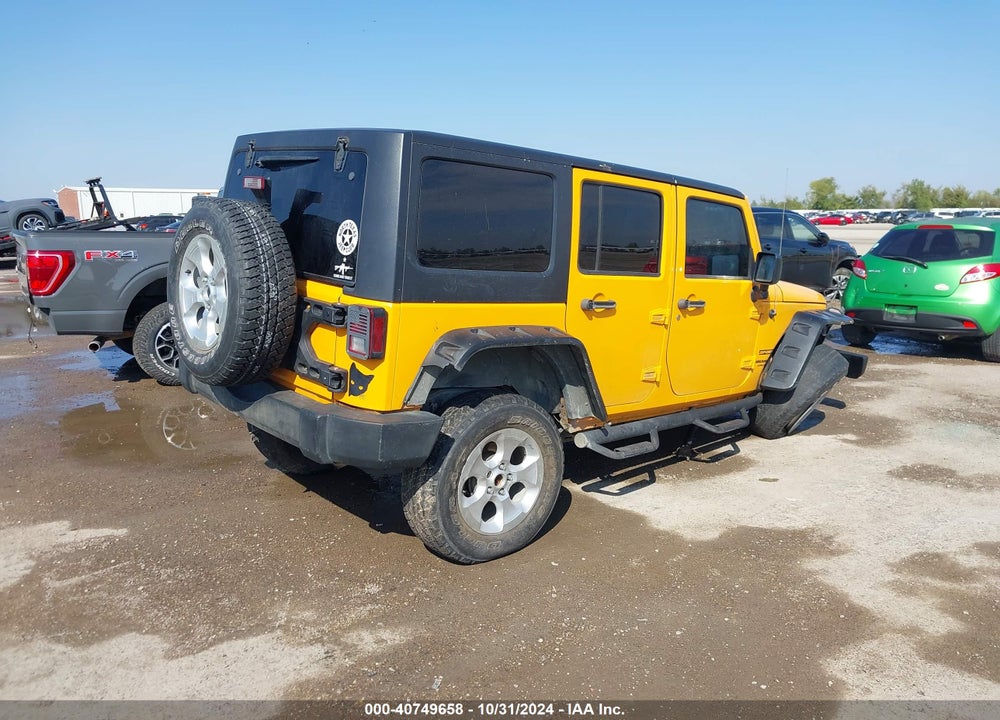 2012 JEEP WRANGLER UNLIMITED SPORT VIN: 1C4HJWDG3CL244321