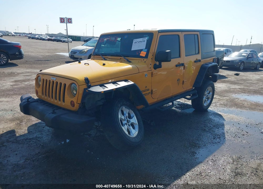 2012 JEEP WRANGLER UNLIMITED SPORT VIN: 1C4HJWDG3CL244321