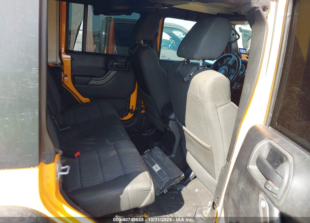 2012 JEEP WRANGLER UNLIMITED SPORT VIN: 1C4HJWDG3CL244321