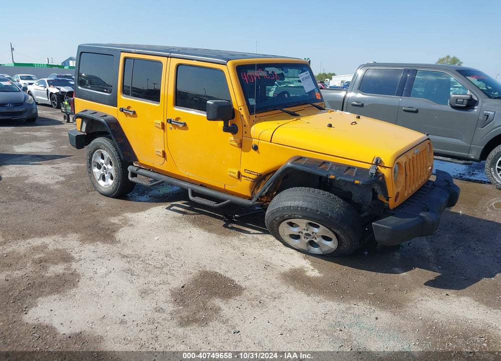 2012 JEEP WRANGLER UNLIMITED SPORT VIN: 1C4HJWDG3CL244321