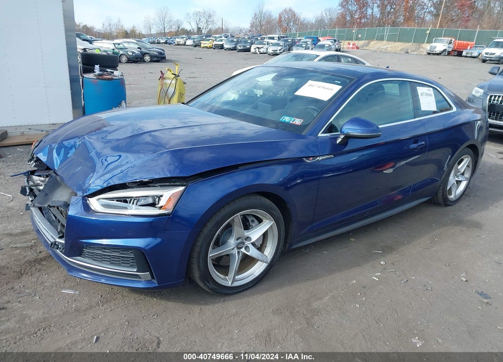 2018 AUDI A5 2.0T PREMIUM VIN: WAUTNAF51JA039812