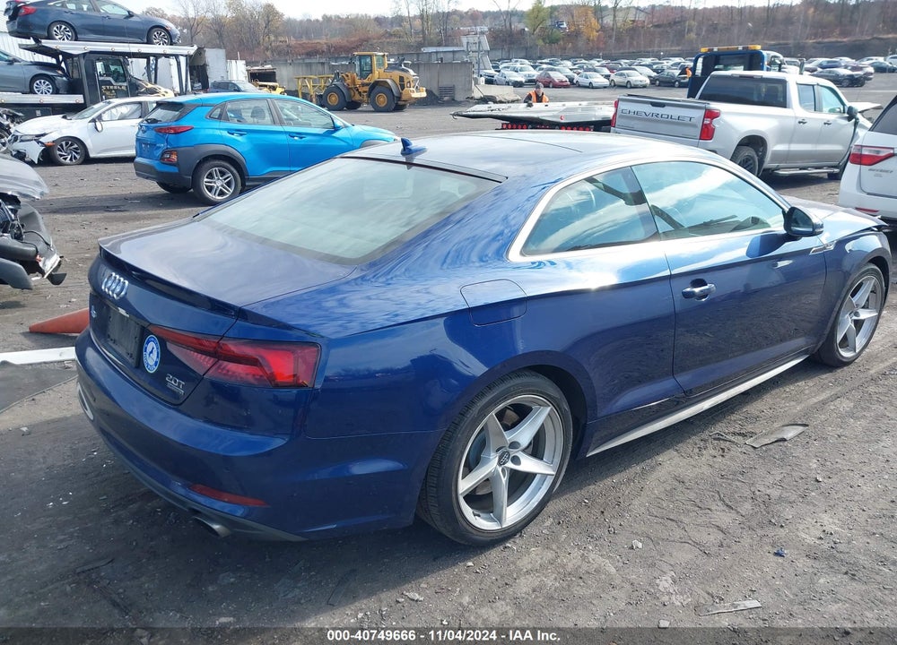 2018 AUDI A5 2.0T PREMIUM VIN: WAUTNAF51JA039812