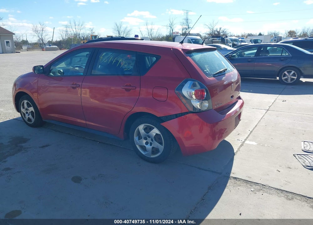 2009 PONTIAC VIBE VIN: 5Y2SP67849Z455932
