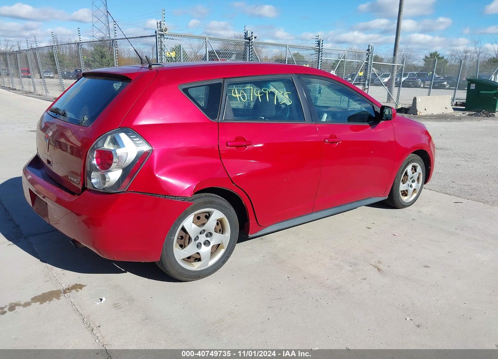 2009 PONTIAC VIBE VIN: 5Y2SP67849Z455932