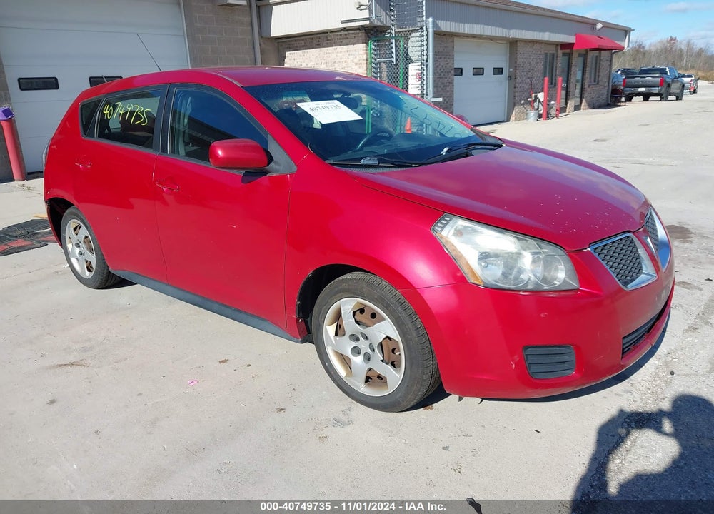 2009 PONTIAC VIBE VIN: 5Y2SP67849Z455932