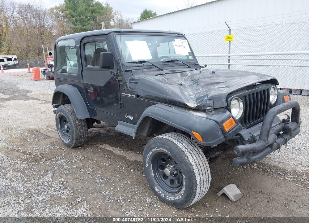 2000 JEEP WRANGLER SE VIN: 1J4FA29P7YP704843