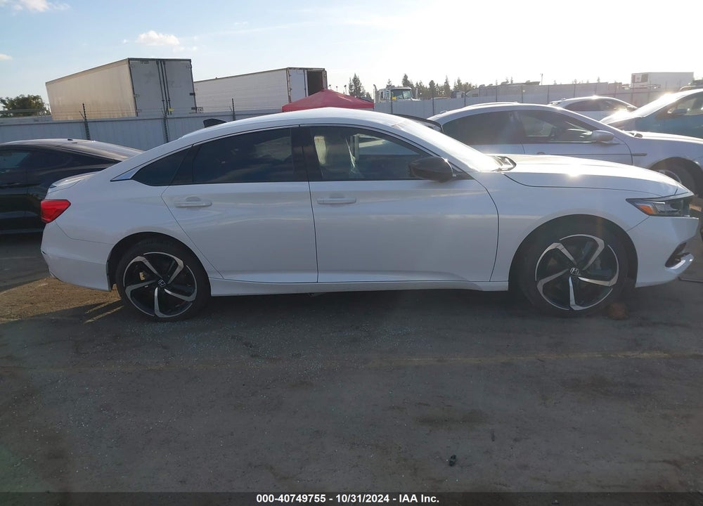 2021 HONDA ACCORD SPORT VIN: 1HGCV1F38MA105392