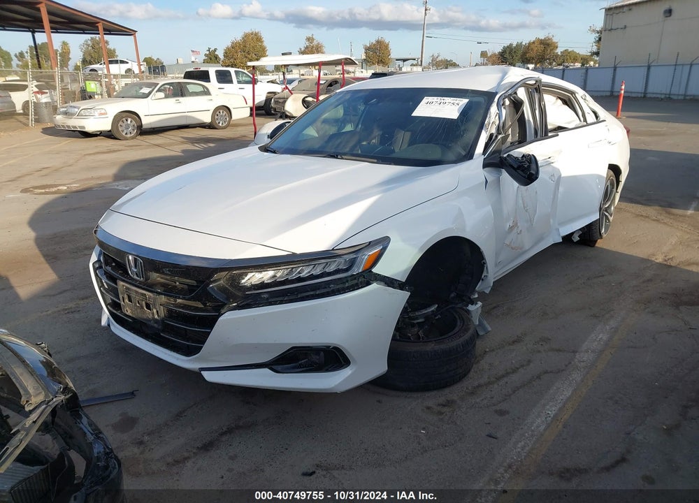 2021 HONDA ACCORD SPORT VIN: 1HGCV1F38MA105392