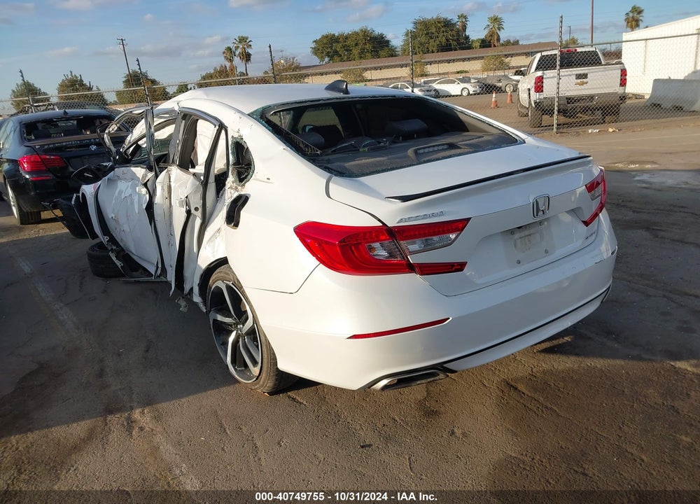 2021 HONDA ACCORD SPORT VIN: 1HGCV1F38MA105392