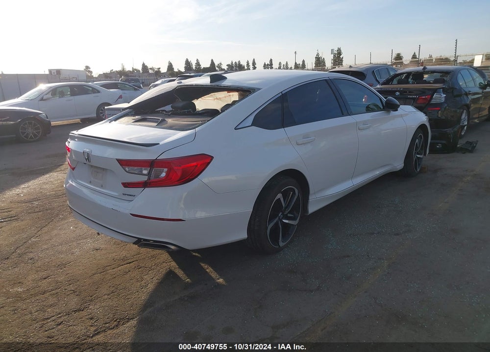 2021 HONDA ACCORD SPORT VIN: 1HGCV1F38MA105392