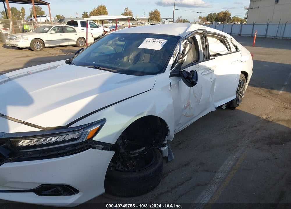 2021 HONDA ACCORD SPORT VIN: 1HGCV1F38MA105392