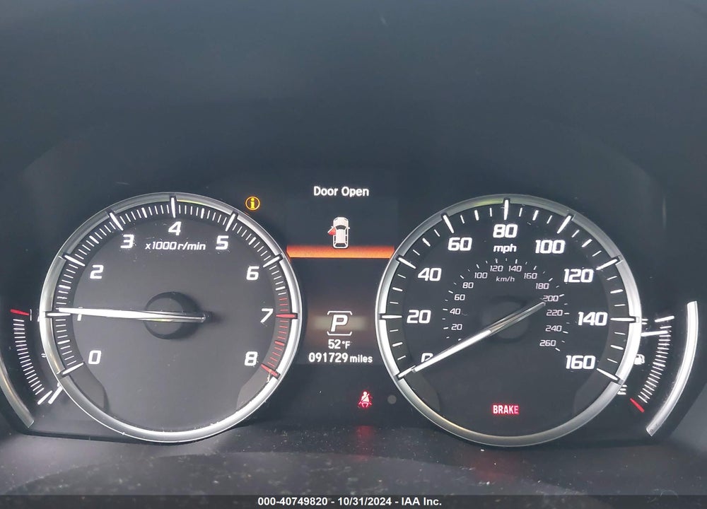 2014 ACURA MDX TECHNOLOGY PACKAGE VIN: 5FRYD4H40EB001209