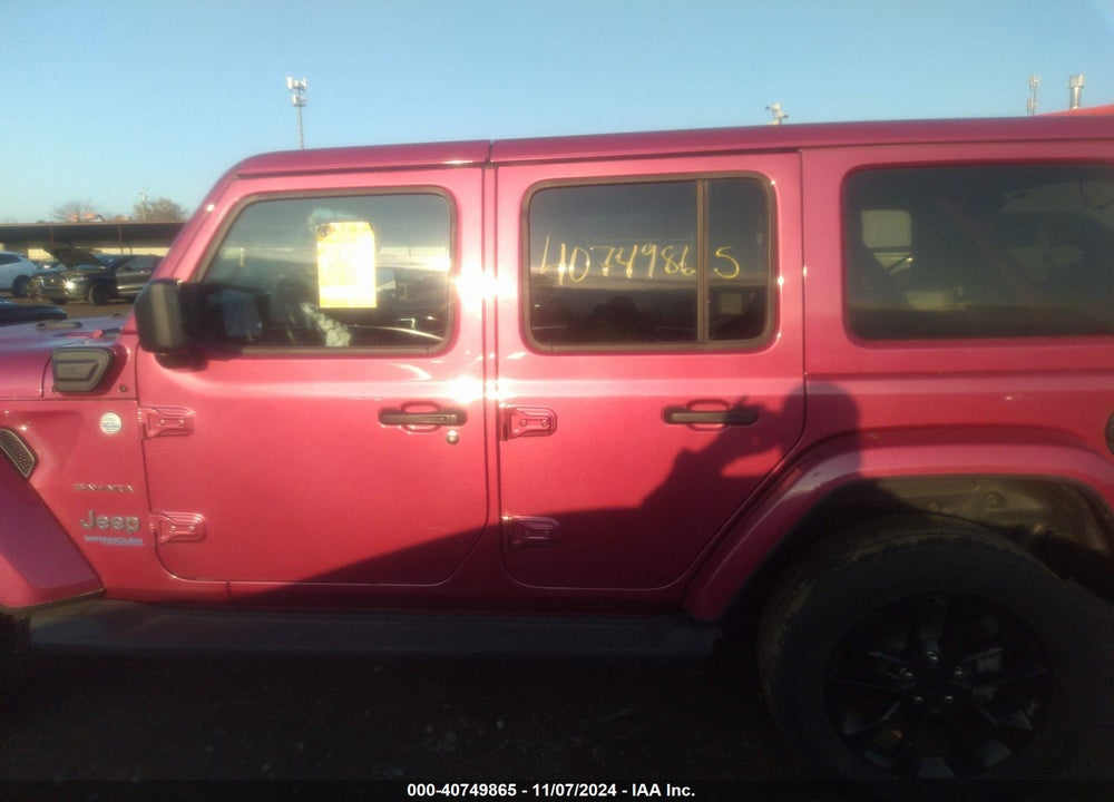 2021 JEEP WRANGLER 4XE UNLIMITED SAHARA 4X4 VIN: 1C4JJXP6XMW868823