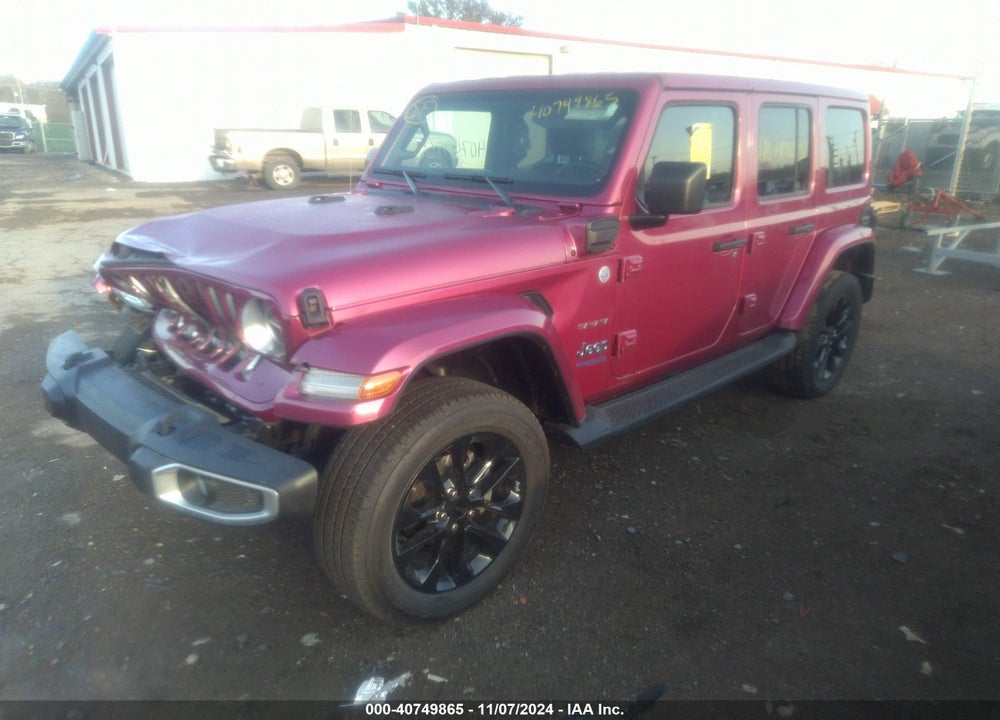 2021 JEEP WRANGLER 4XE UNLIMITED SAHARA 4X4 VIN: 1C4JJXP6XMW868823