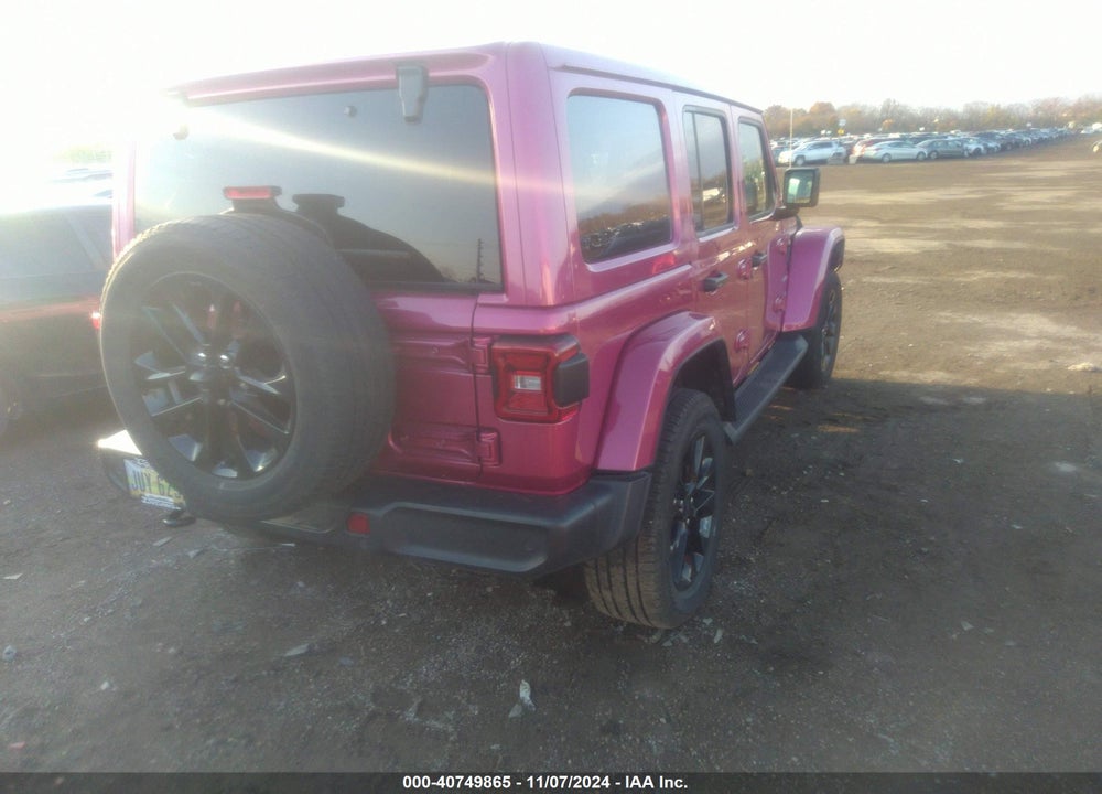 2021 JEEP WRANGLER 4XE UNLIMITED SAHARA 4X4 VIN: 1C4JJXP6XMW868823