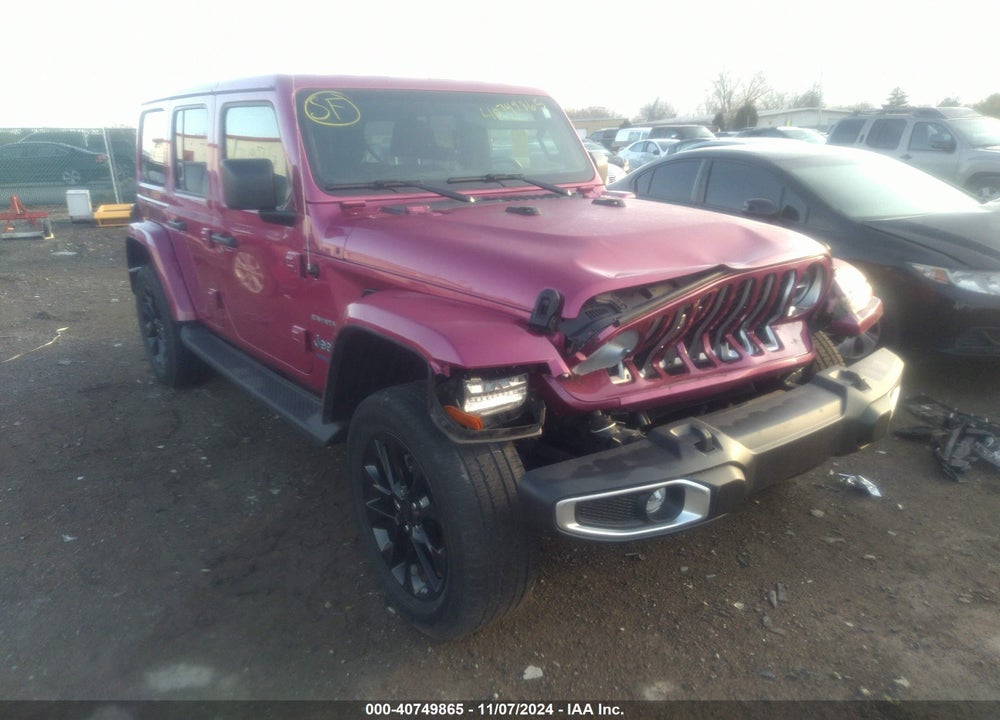 2021 JEEP WRANGLER 4XE UNLIMITED SAHARA 4X4 VIN: 1C4JJXP6XMW868823