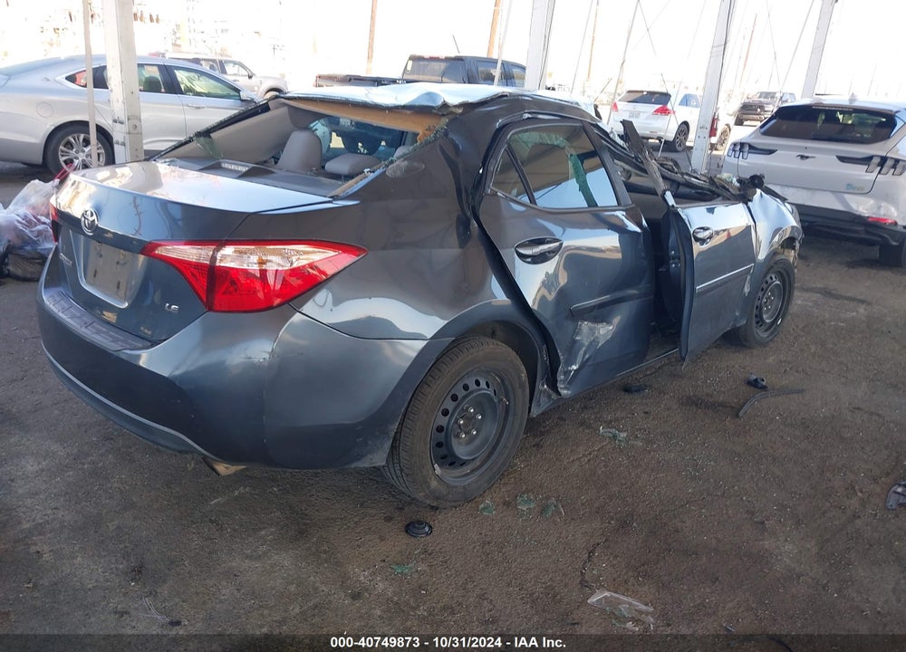 2017 TOYOTA COROLLA LE VIN: 2T1BURHE6HC776300