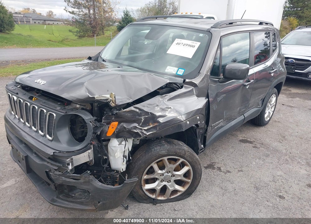 2017 JEEP RENEGADE LATITUDE 4X4 VIN: ZACCJBBB5HPE72561