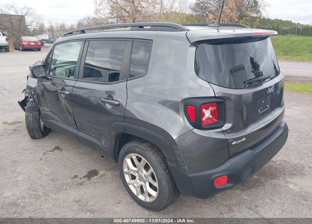 2017 JEEP RENEGADE LATITUDE 4X4 VIN: ZACCJBBB5HPE72561