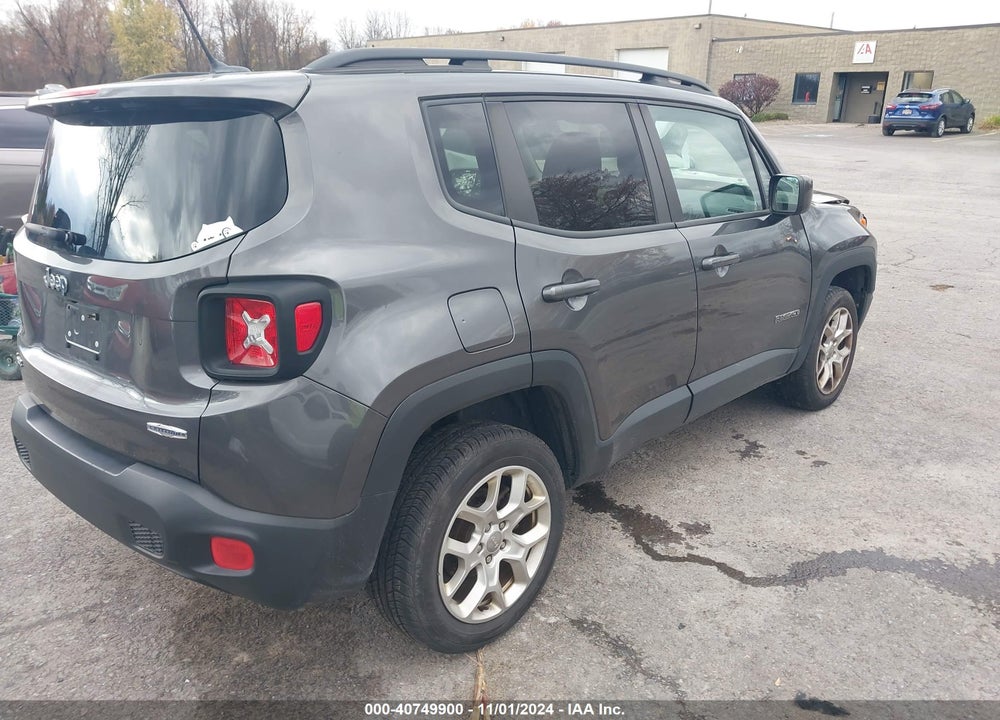 2017 JEEP RENEGADE LATITUDE 4X4 VIN: ZACCJBBB5HPE72561