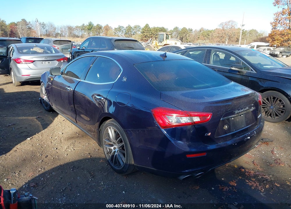 2015 MASERATI GHIBLI S Q4 VIN: ZAM57RTA0F1143345