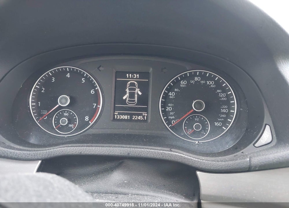 2014 VOLKSWAGEN PASSAT 2.5L SE VIN: 1VWBP7A32EC002213