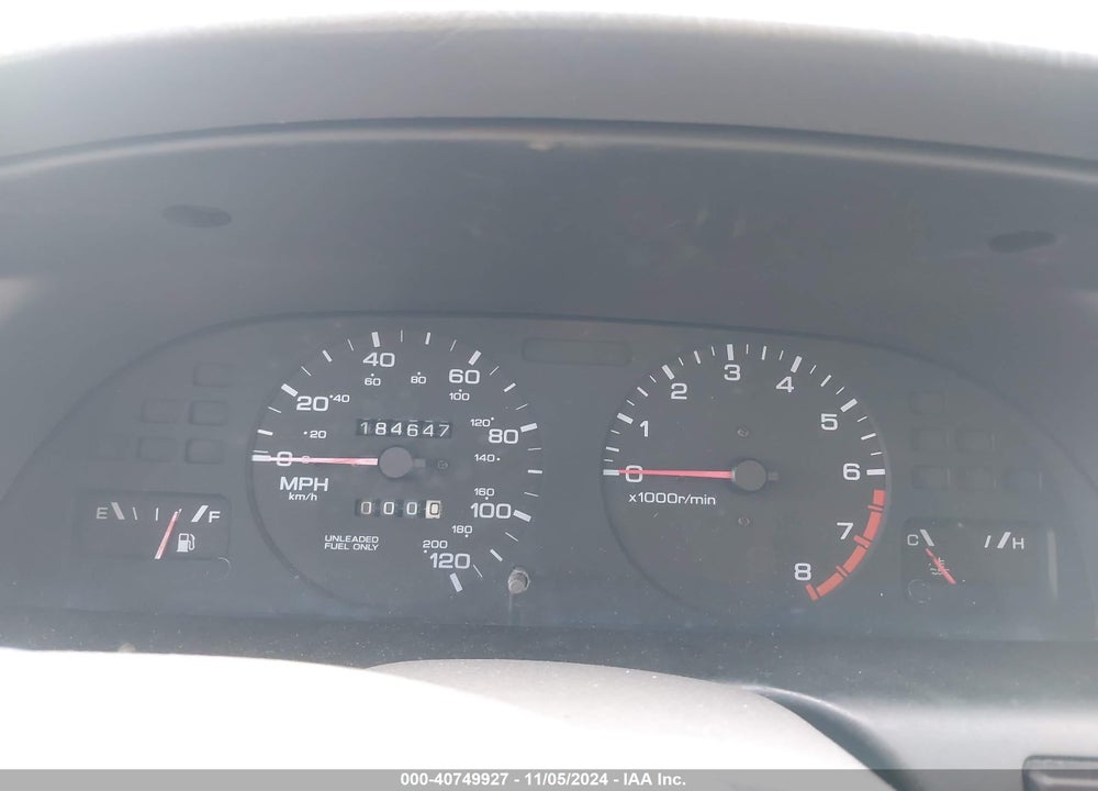 1999 NISSAN ALTIMA GLE/GXE/SE/SE-L/XE VIN: 1N4DL01D5XC131627