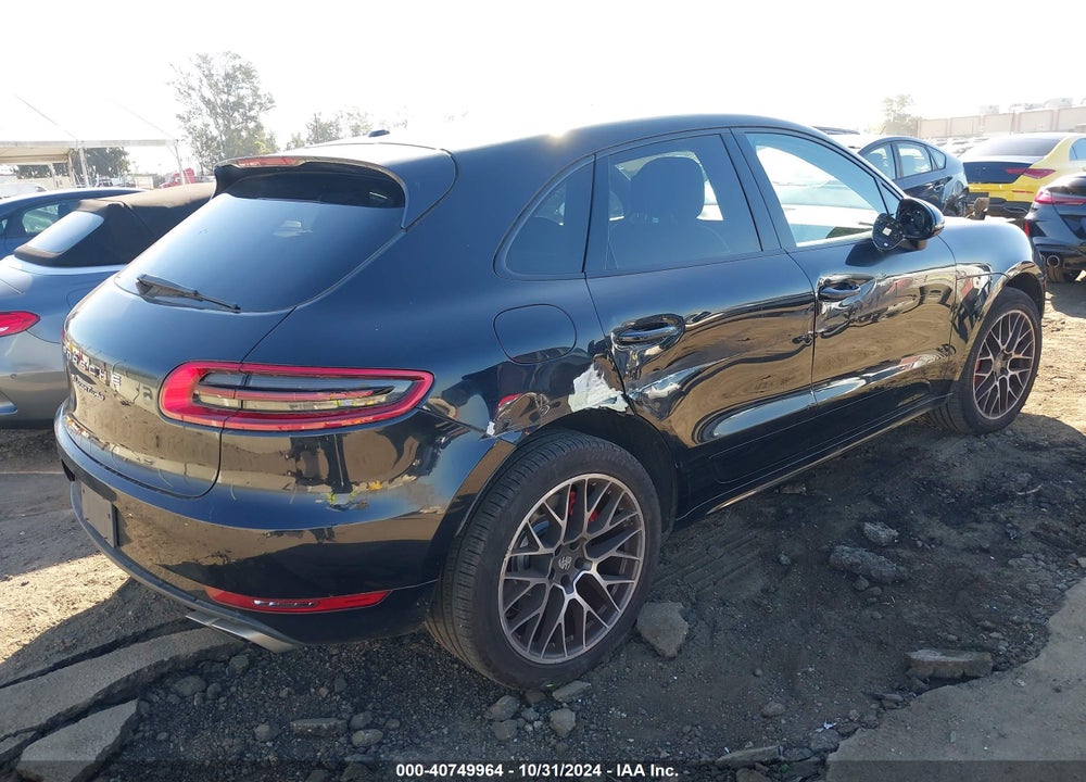 2015 PORSCHE MACAN TURBO VIN: WP1AF2A59FLB97605