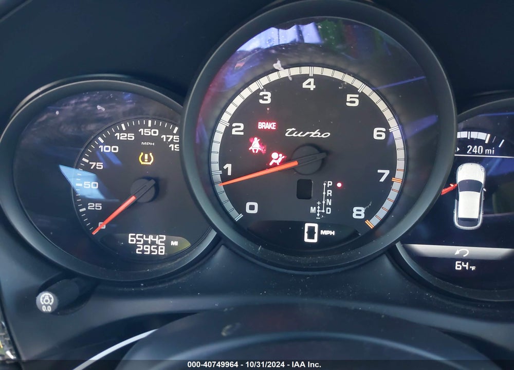 2015 PORSCHE MACAN TURBO VIN: WP1AF2A59FLB97605