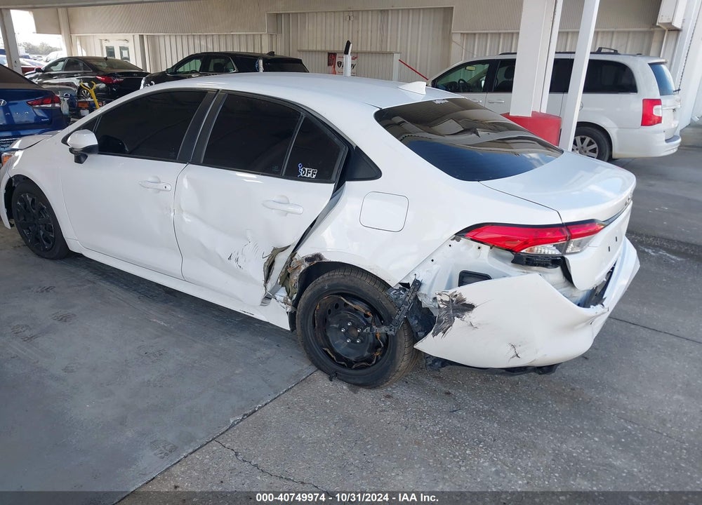 2021 TOYOTA COROLLA LE VIN: 5YFEPMAE9MP235687