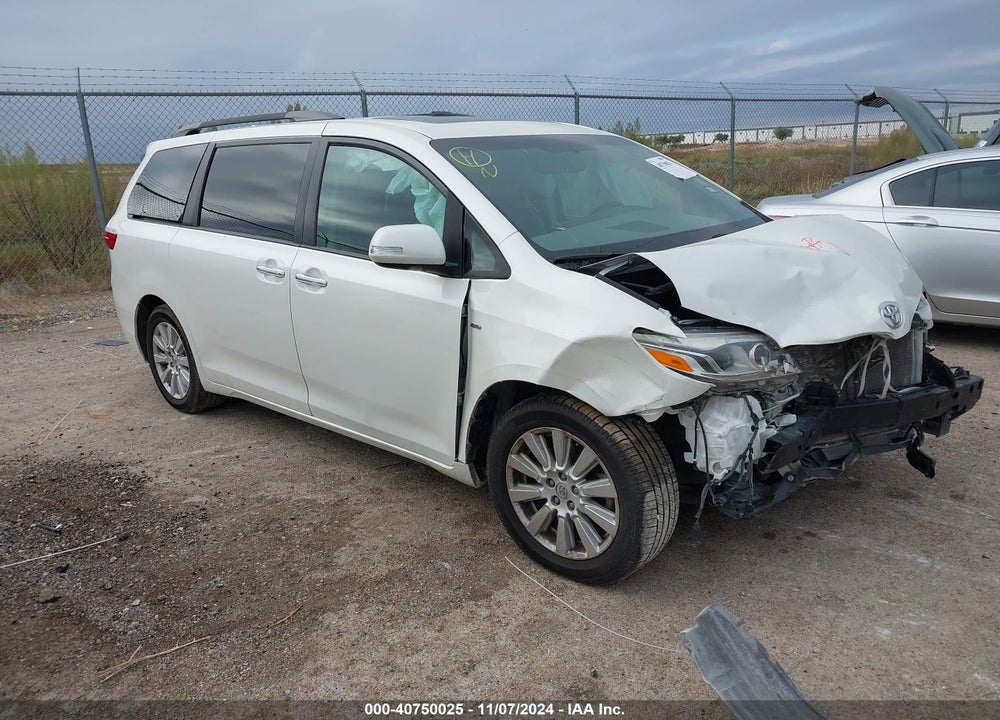 2017 TOYOTA SIENNA LIMITED 7 PASSENGER VIN: 5TDDZ3DC5HS185832