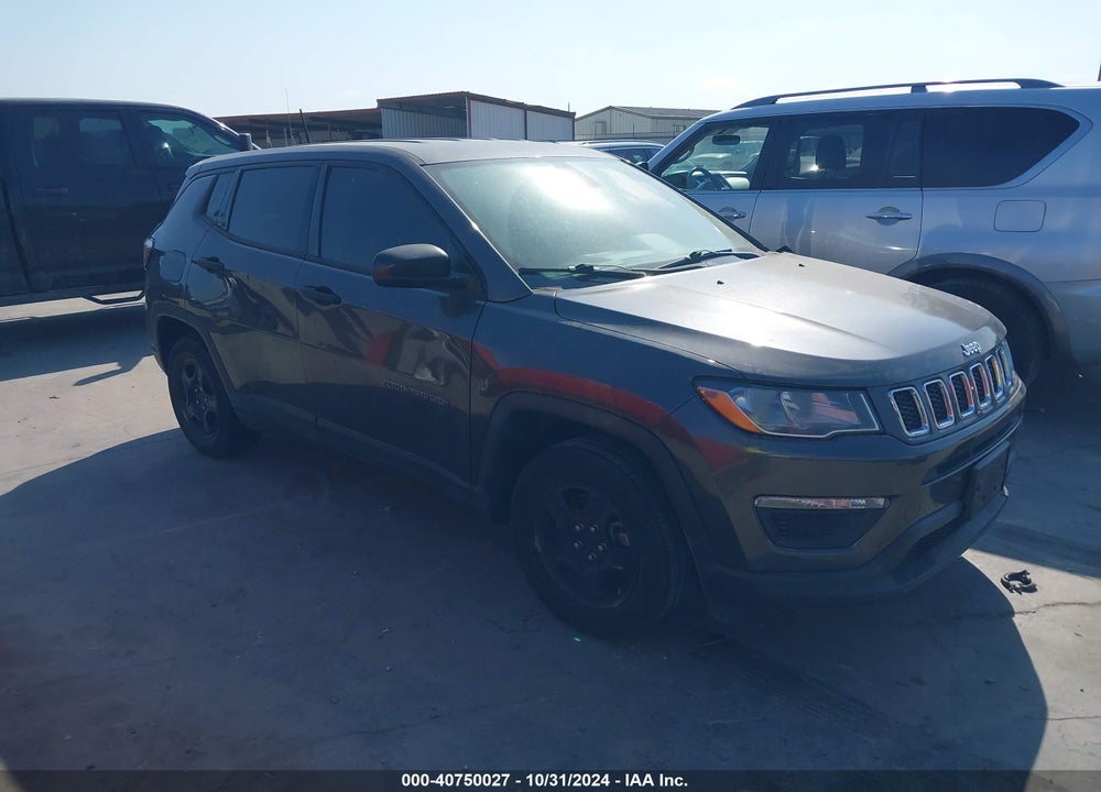 2018 JEEP COMPASS SPORT FWD VIN: 3C4NJCAB2JT265673