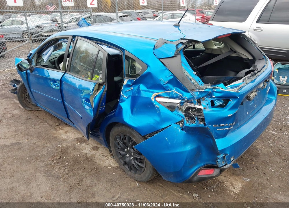 2021 SUBARU IMPREZA 5-DOOR VIN: 4S3GTAB69M3709432