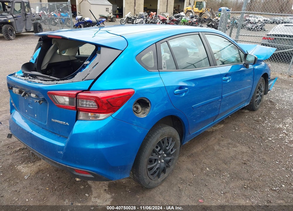 2021 SUBARU IMPREZA 5-DOOR VIN: 4S3GTAB69M3709432