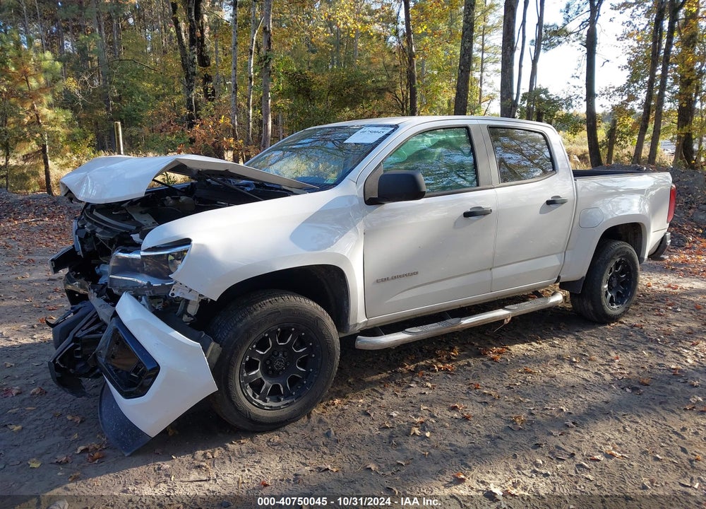 2021 CHEVROLET COLORADO 2WD SHORT BOX WT VIN: 1GCGSBEA1M1114840