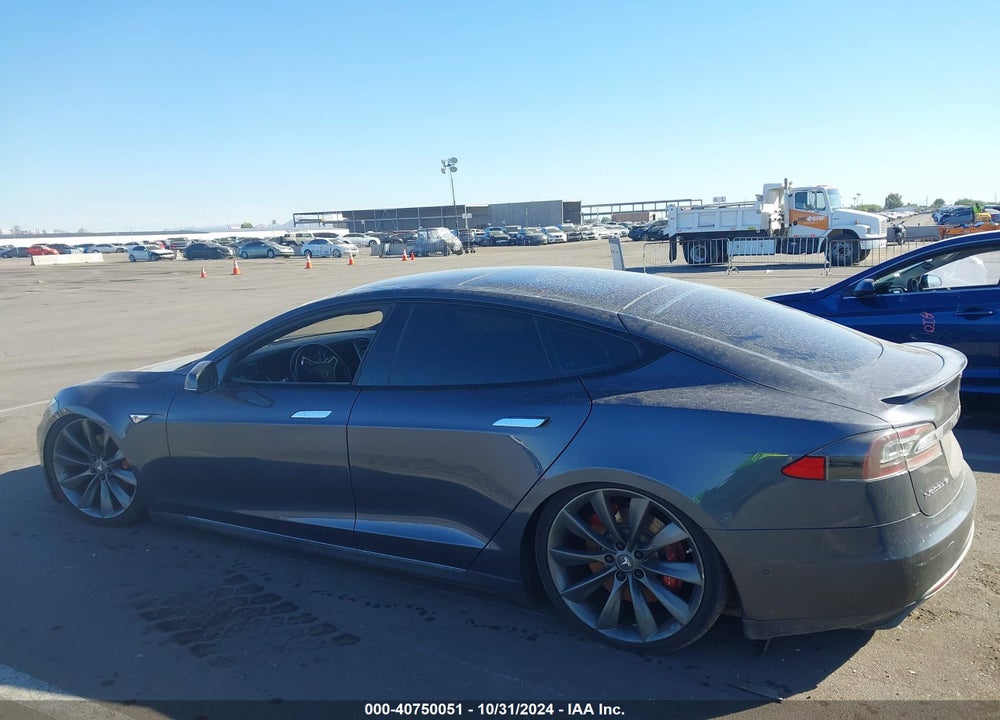2014 TESLA MODEL S P85 VIN: 5YJSA1H14EFP62507