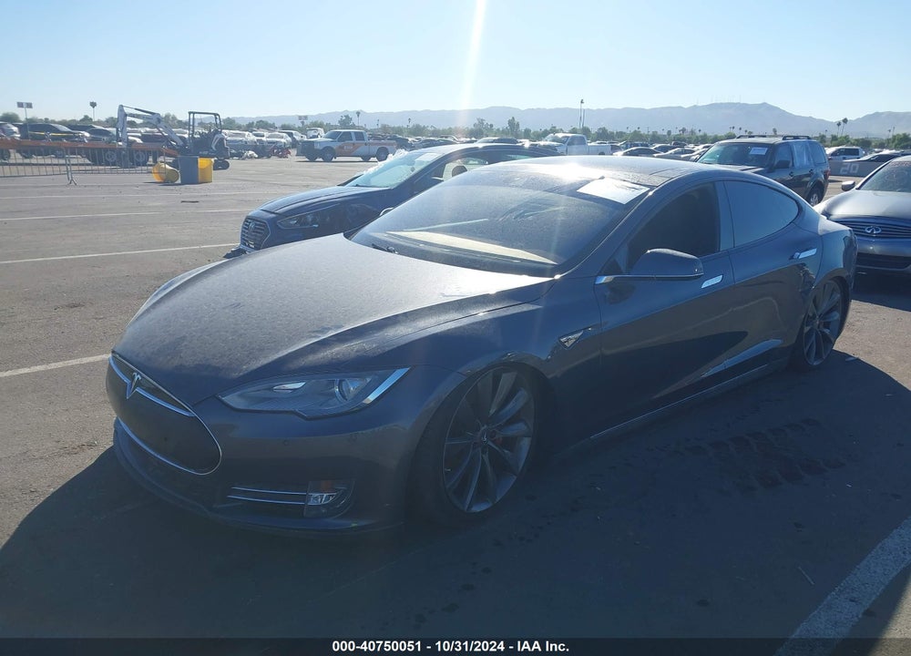 2014 TESLA MODEL S P85 VIN: 5YJSA1H14EFP62507