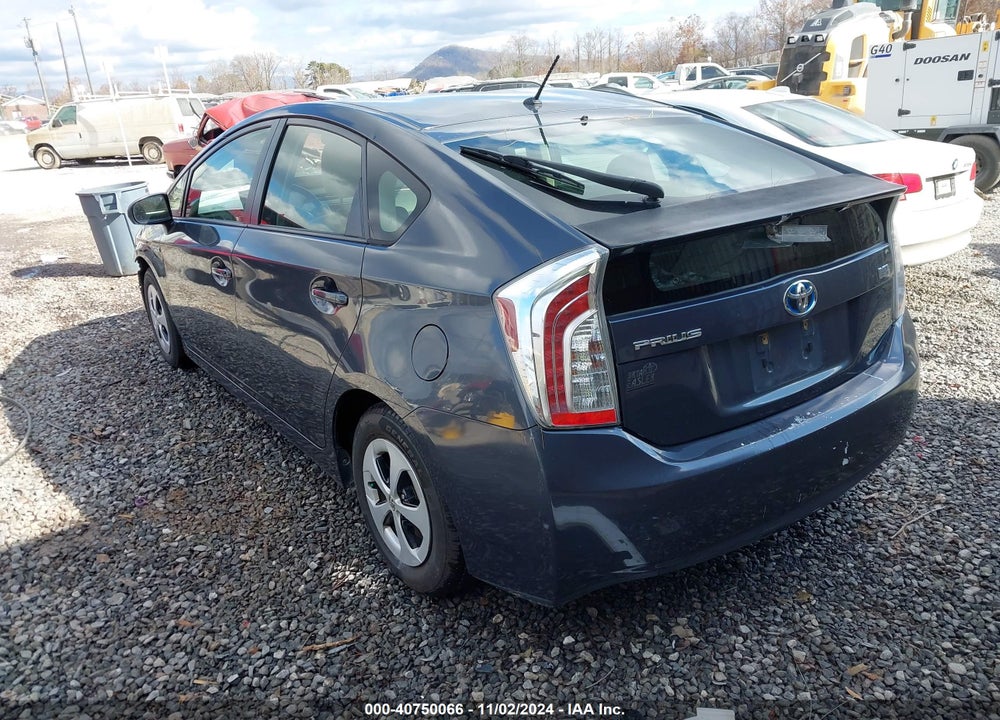 2012 TOYOTA PRIUS TWO VIN: JTDKN3DU3C1507806
