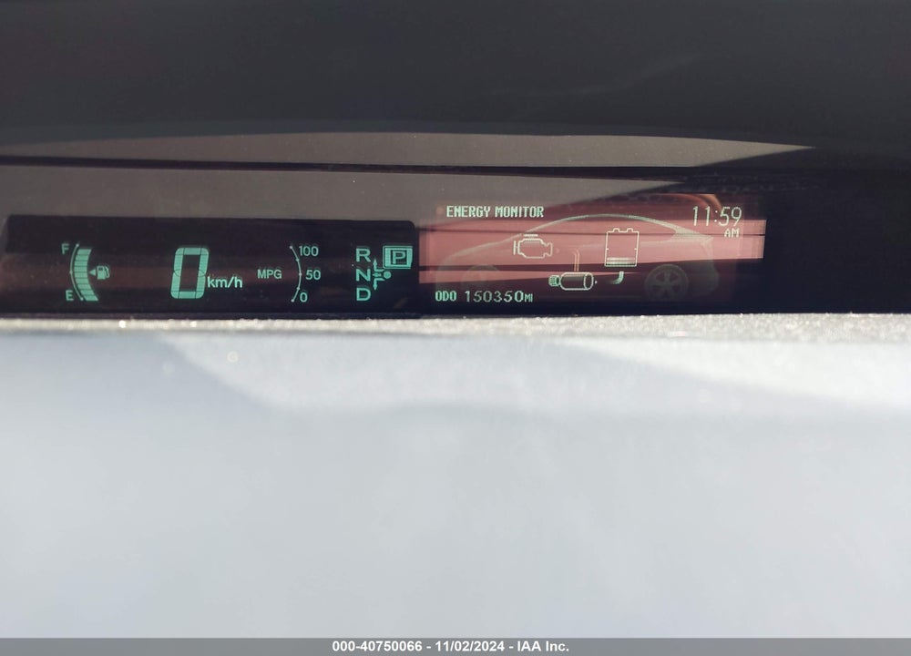 2012 TOYOTA PRIUS TWO VIN: JTDKN3DU3C1507806